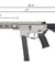 Zion Arms R&D Precision Licensed PW9 Mod 1 Long Rail Airsoft Rifle with Delta Stock (Color: Grey)
