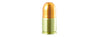 Lancer Tactical CNC Aluminum Airsoft 40mm Green Gas Grenade Shell (Color: Gold / Green)