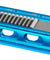 Lancer Tactical 14 Teeth Reinforced Aluminum Piston with Steel Teeth (Color: Blue)
