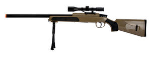 ZM51T MK51 Spring Bolt Action Airsoft Rifle W/ Scope (TAN)