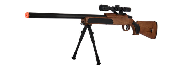 ZM51W MK51 Spring Bolt Action Airsoft Rifle W/ Scope (WOOD)