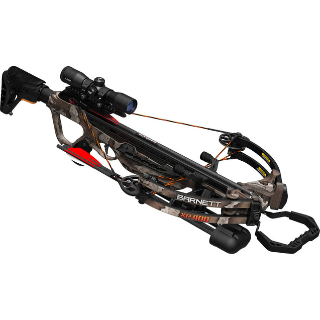 Barnett Explorer Xp400 Crossbow w/ Scope, Quiver, Arrows, & Rope Cocking Device