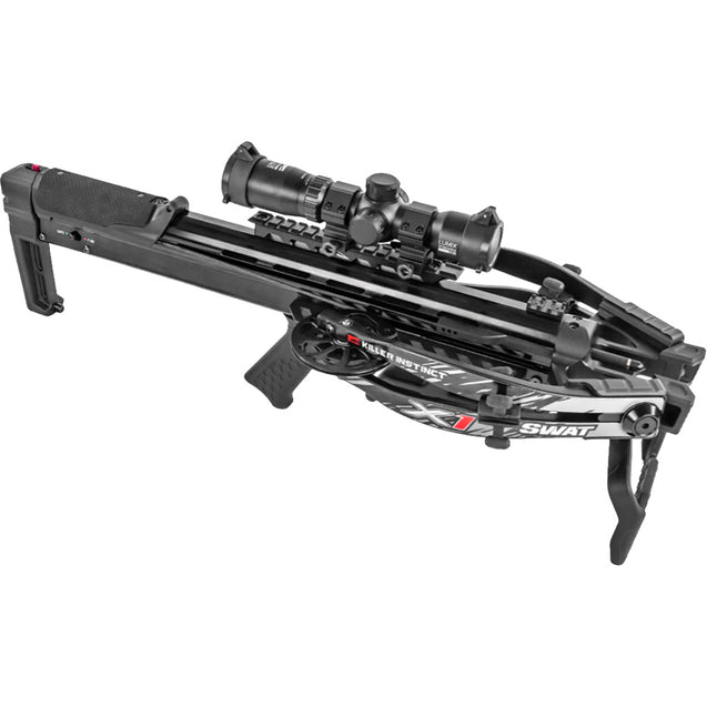 Killer Instinct Swat X1 Crossbow Package Black Color With 5 x 32 IR-E Scope