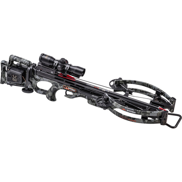 Wicked Ridge Nxt 400 Crossbow Package Acudraw Peak Camo With 3x Pro-View Scope